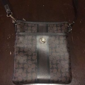 Coach Monogram Shoulder Bag